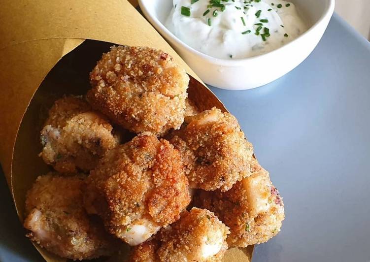 Polpettine di Polpo con salsa allo Yogurt greco