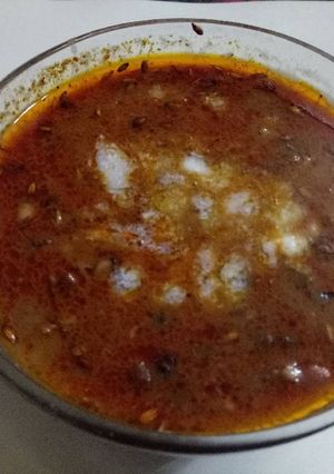 A picture of Makhani Dal (Ma-razma).