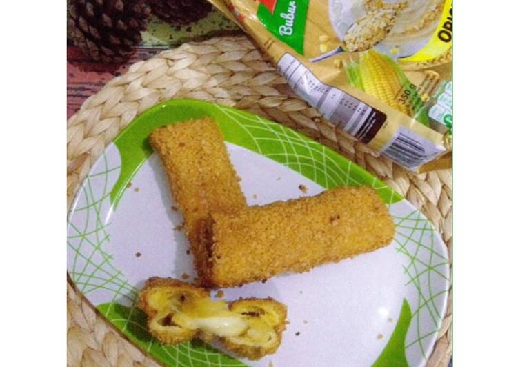 Roti Tawar Mozzarella Goreng Nestum
