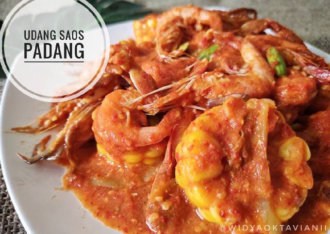 Recipe: Delicious Udang Saos Padang