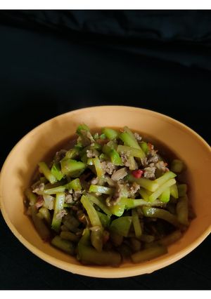 Foto resep Tumis labu siam daging cincang