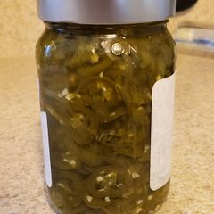 A picture of Pacmans Pickled Jalapenos.