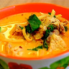 A picture of Thai Coconut Curry Soup.
