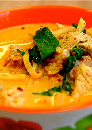 A picture of Thai Coconut Curry Soup.