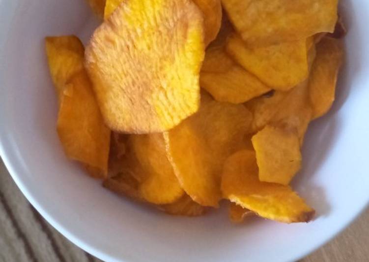 Sweet potato crisps