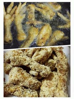 Hình của món Chân cánh gà rang muối.