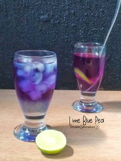 Foto resep Lime Blue Pea