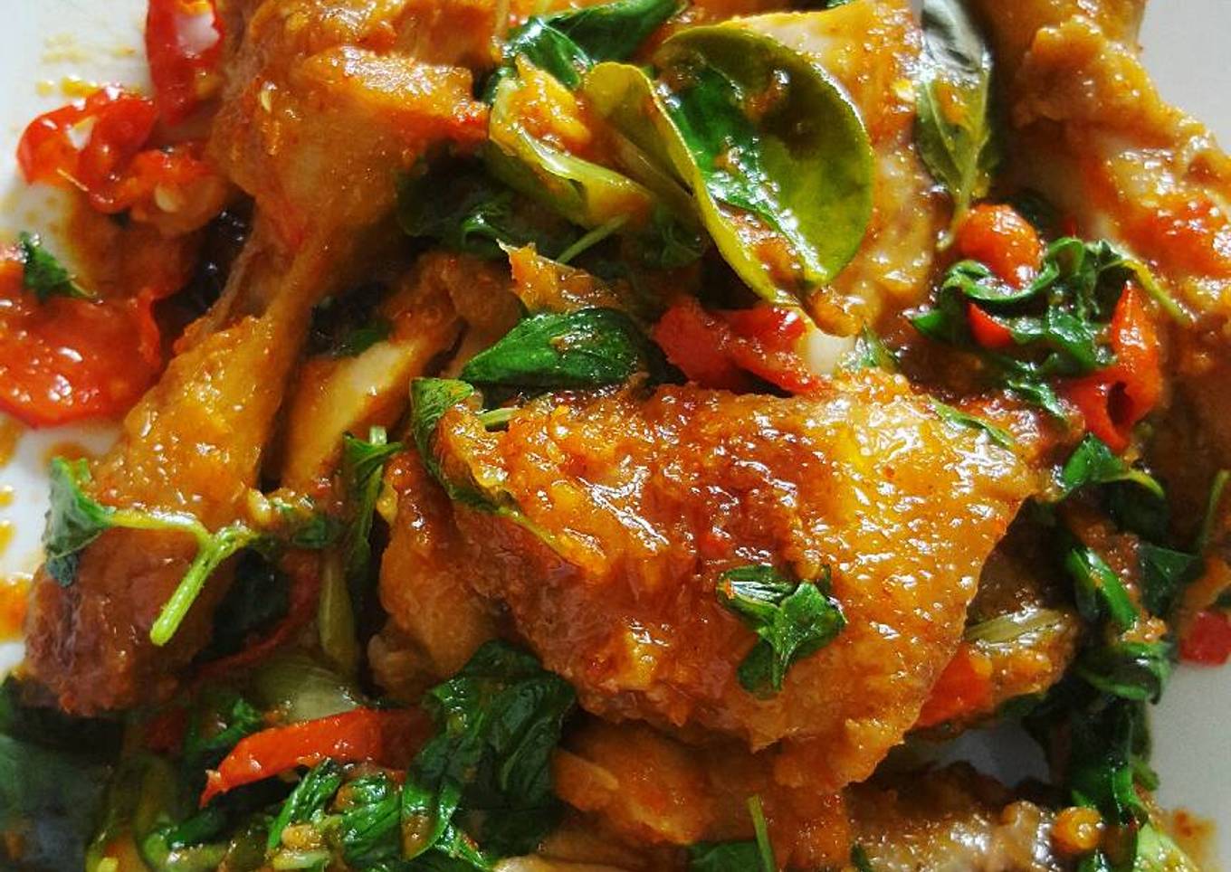 Ayam Rica2 daun kemangi