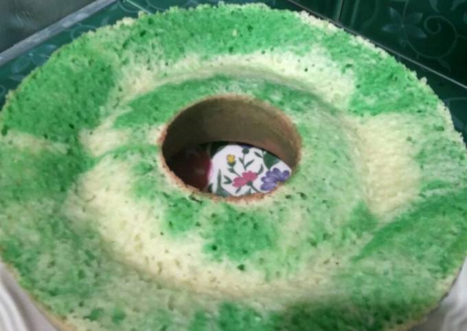 Cara Gampang Menyiapkan Bolu singkong motif abstrak, Bikin Ngiler