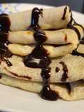 Panqueques con dulce de leche y salsa sin gluten