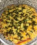 Pizza de flor de calabaza a la cerveza 🍺