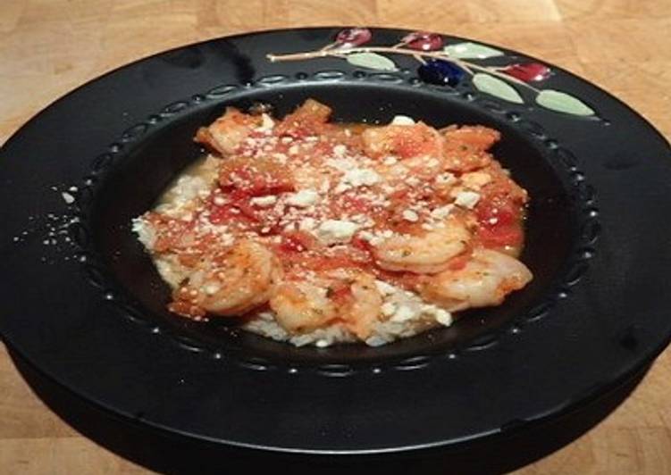 Feta Shrimp with Brown Rice