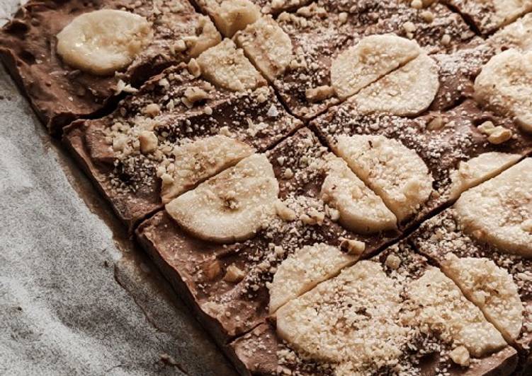 Choco Banana Hazelnut Frozen Yogurt Barks