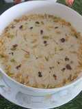 Sev rice pudding