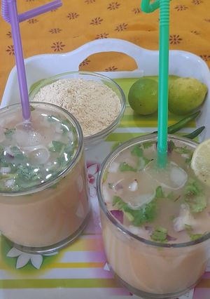 सत्तू की शर्बत (sattu ki sharbat recipe in Hindi) रेसिपी मुख्य फोटो