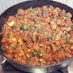 A picture of Tamatari Soya Paneer Stir Sabzi.