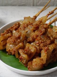 Foto resep Sate kikil bumbu kacang