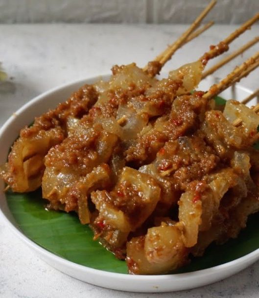 Foto resep Sate kikil bumbu kacang