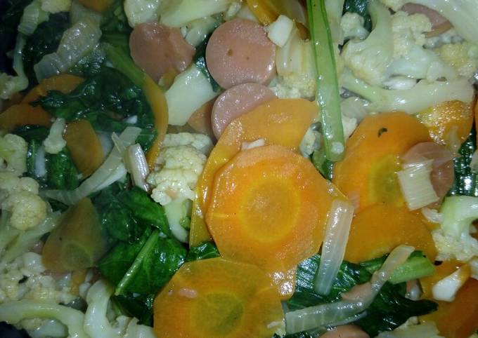 Resep 80 Tumis Sayur Campur Sosis Oleh Dapur Amoh Phytri Cookpad