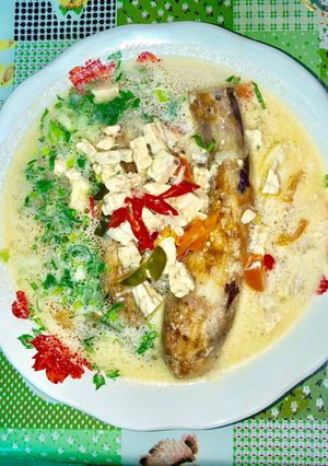 Foto resep Terong Bakar Kuah Santan