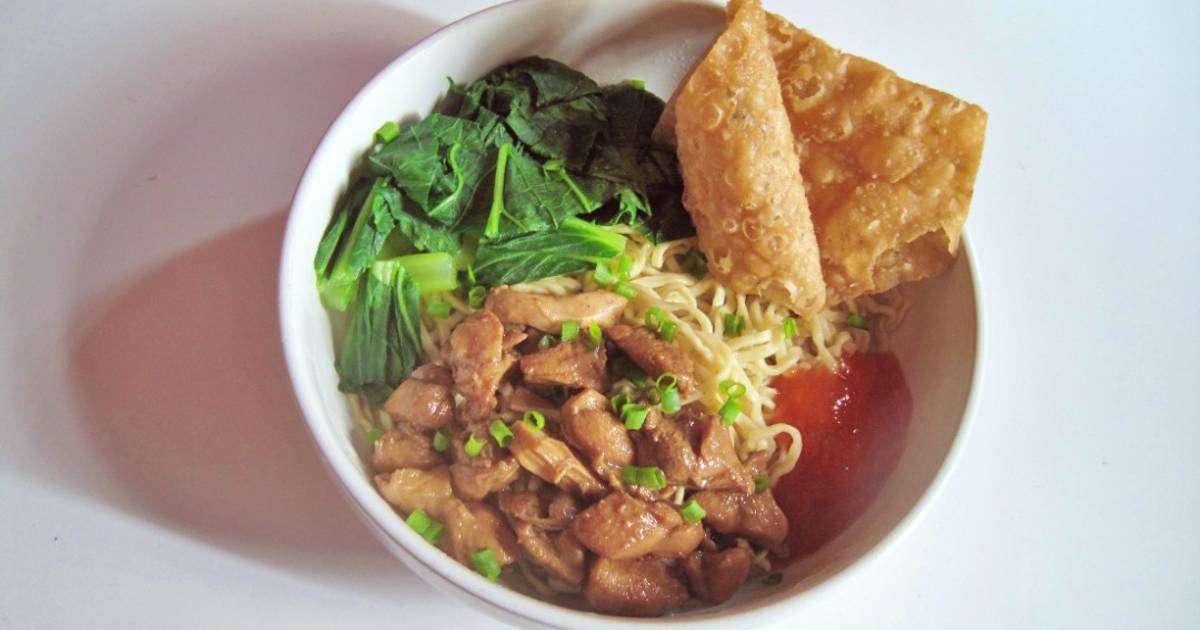 Resep Mie Ayam Gerobak Biru Oleh Anastasia Devi Cookpad