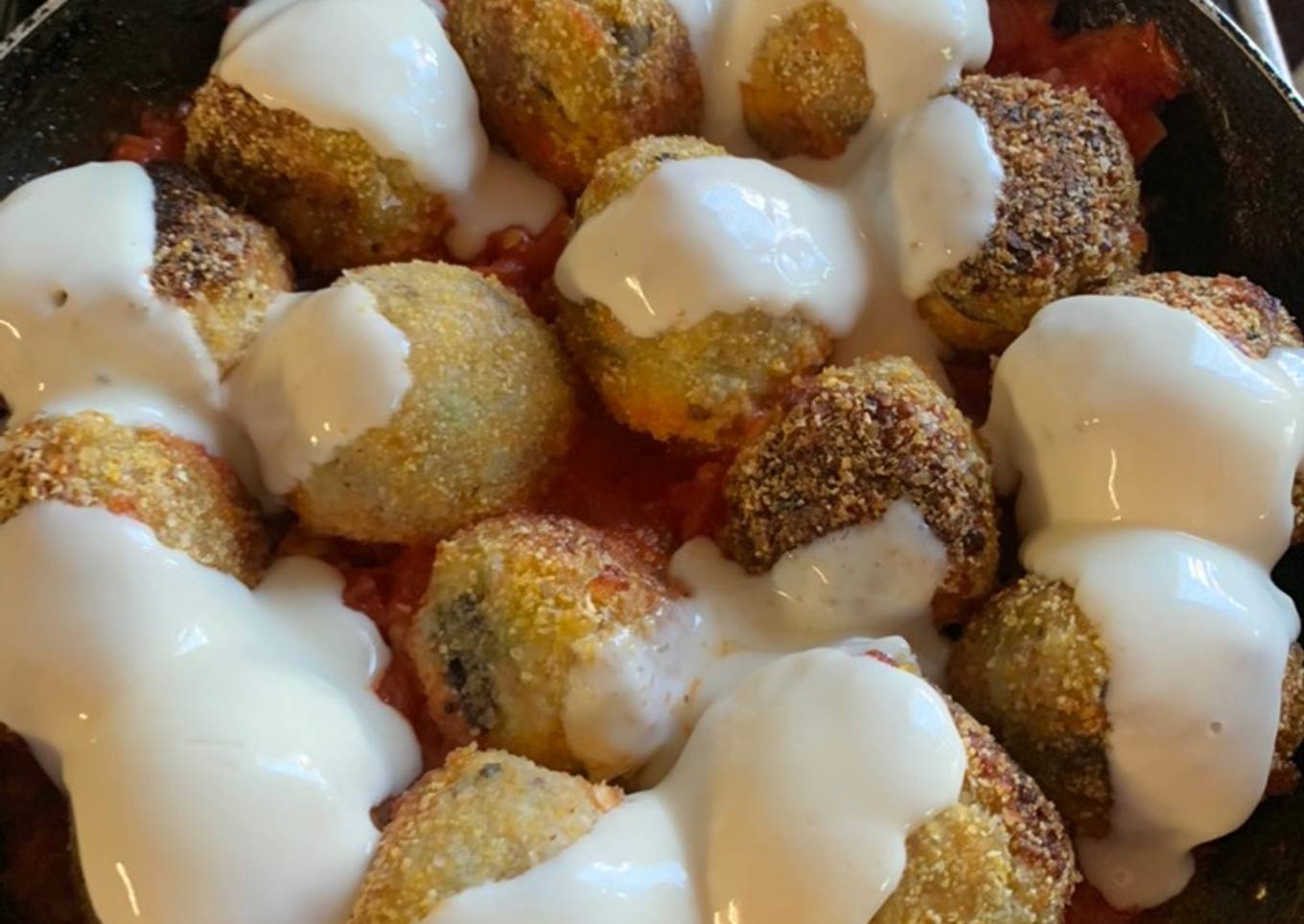 Albóndigas de berenjenas 🍆 sin Tacc