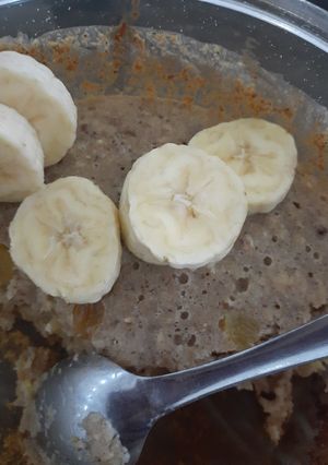 A picture of Cookie baked oats.
