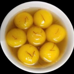 Rasagulla A picture of Rasagulla.
