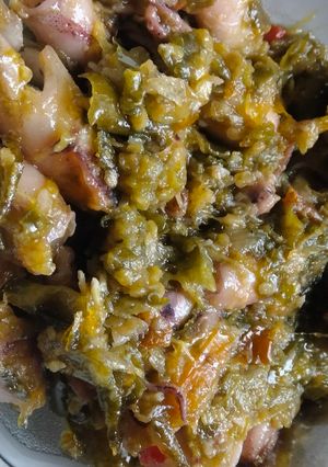 Foto resep Baby cumi sambel ijo