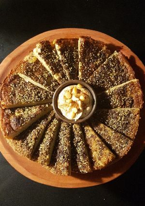 Una foto de ¡Muy fácil! Farinata y zaatar: Mi versión