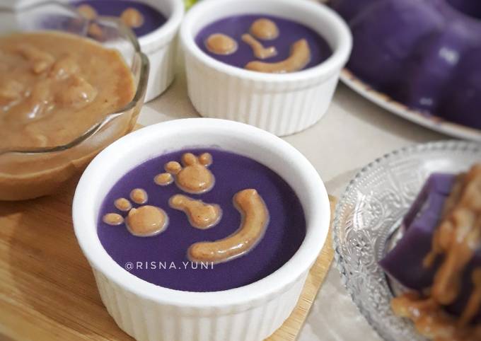 Resep Puding ubi  ungu oleh Risna Yuni  Cookpad
