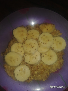 Una foto de Pancakes de avena y plátano