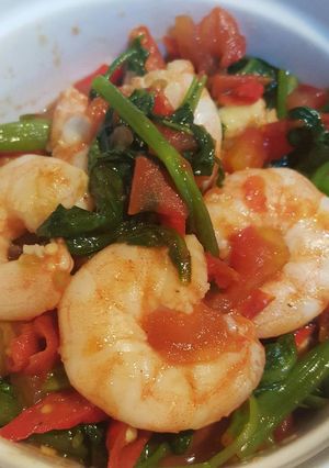 Foto resep Kangkung Udang Sambel Terasi