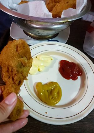 Una foto de Pollo frito, fácil y rápido a su tiempo🫶