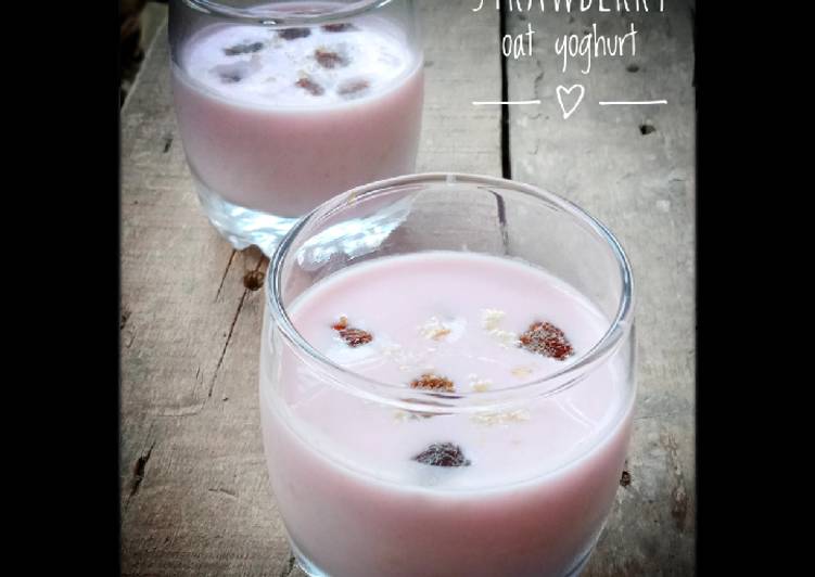 WAJIB DICOBA! Inilah Resep Strawberry oat yoghurt Enak