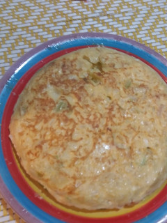 Una foto de Tortilla de patatas y calabacín