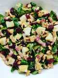 Insalata con pancetta e noci