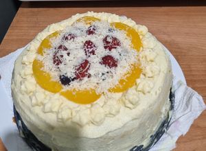 Foto resep Cake Lemon Songkit Peach Berry Blush