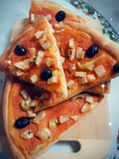 صورة لوصفة بيتزا