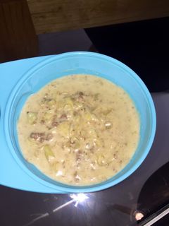 Foto resep Macaroni Beef Cream Soup