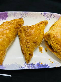 A picture of Paneer puff pastry.