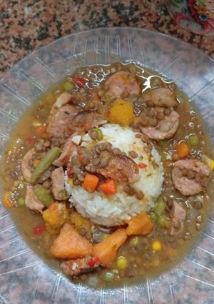 Una foto de Guiso de Lentejas