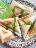 Toast Peanut Matcha🍞🥜🌱