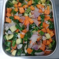 A picture of Fried mixed vegetables.