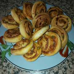 Una foto de Rollitos salados de atún