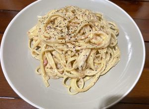 Foto resep Fettucini carbonara