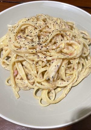 Foto resep Fettucini carbonara