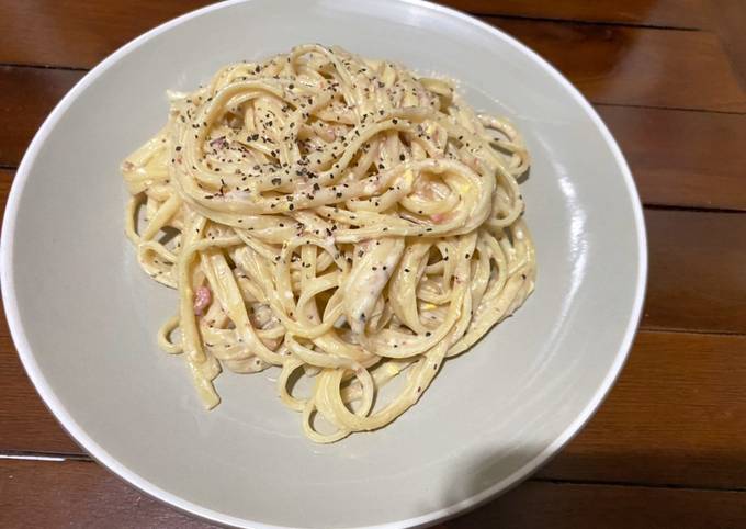 Fettucini carbonara