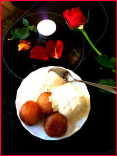 A picture of Brown bread Gulab Jamun.