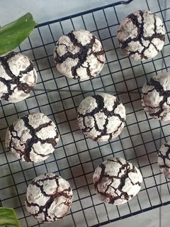 Foto resep Chocolate Crinkle Cookies
